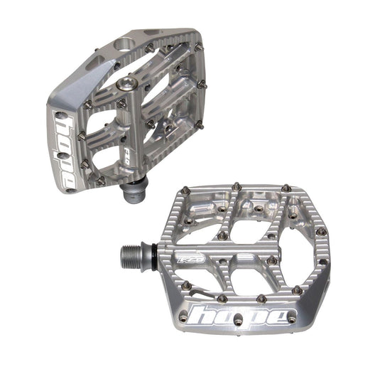 HOPE F20 PEDALS - PAIR - SILVER