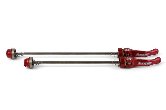 HOPE QUICK RELEASE SKEWER PAIR RED - FATSNO 190MM