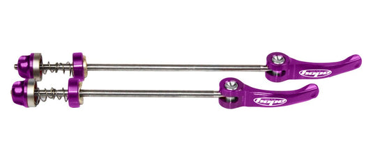 HOPE QUICK RELEASE SKEWER PAIR PURPLE - ROAD 130MM