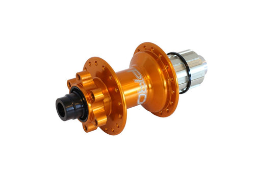 HOPE PRO 4 REAR 28H ORANGE 142MM - 12MM