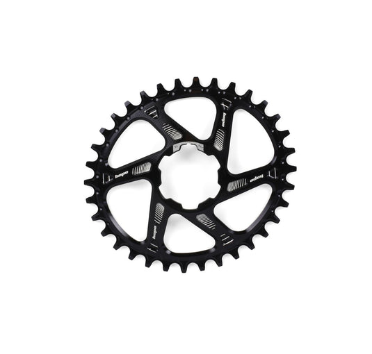 HOPE HOPE OVAL SPIDERLESS RETAINER RING - 34T - BLACK