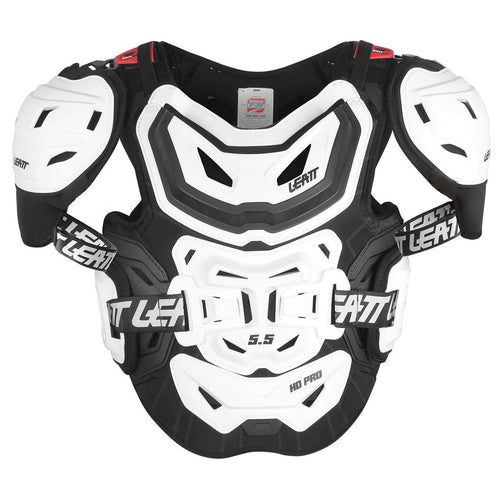 LEATT LEATT PROTECTION ARMOUR CHEST PROTECTOR 5.5 PRO HD WHITE O/S