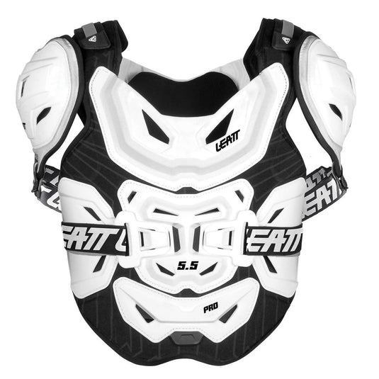 LEATT LEATT PROTECTION ARMOUR CHEST PROTECTOR 5.5 PRO WHITE O/S