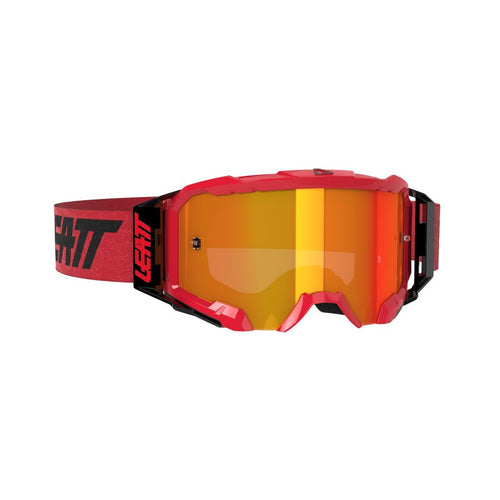 LEATT LEATT PROTECTION GOGGLE VELOCITY 5.5 RED WITH IRIZ RED 28% LENS