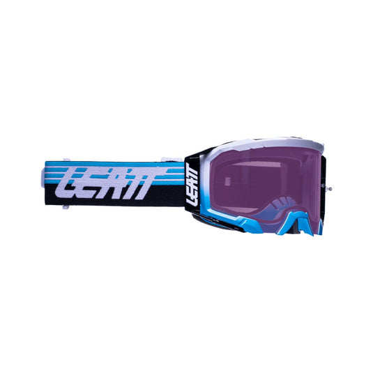 LEATT LEATT PROTECTION GOGGLE VELOCITY 5.5 AQUA WITH IRIZ PURPLE 78% LENS