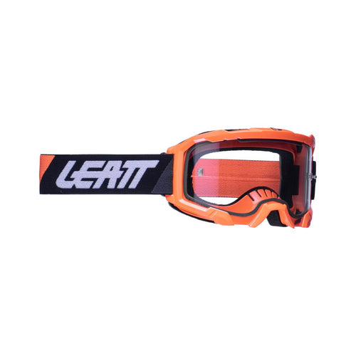 LEATT LEATT PROTECTION GOGGLE VELOCITY 4.5 NEON ORANGE WITH CLEAR 83% LENS