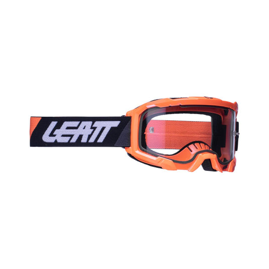 LEATT LEATT PROTECTION GOGGLE VELOCITY 4.5 NEON ORANGE WITH CLEAR 83% LENS