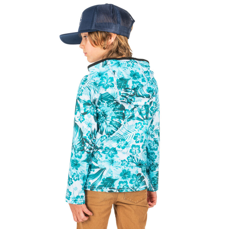 Chargez l&#39;image dans la visionneuse de la galerie, Blackstrap KIDS BRACKISH HOODED TOP
