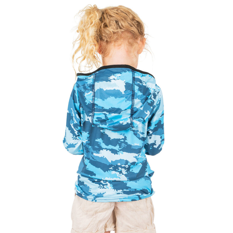 Load image into Gallery viewer, Blackstrap KIDS BRACKISH HOODED TOP
