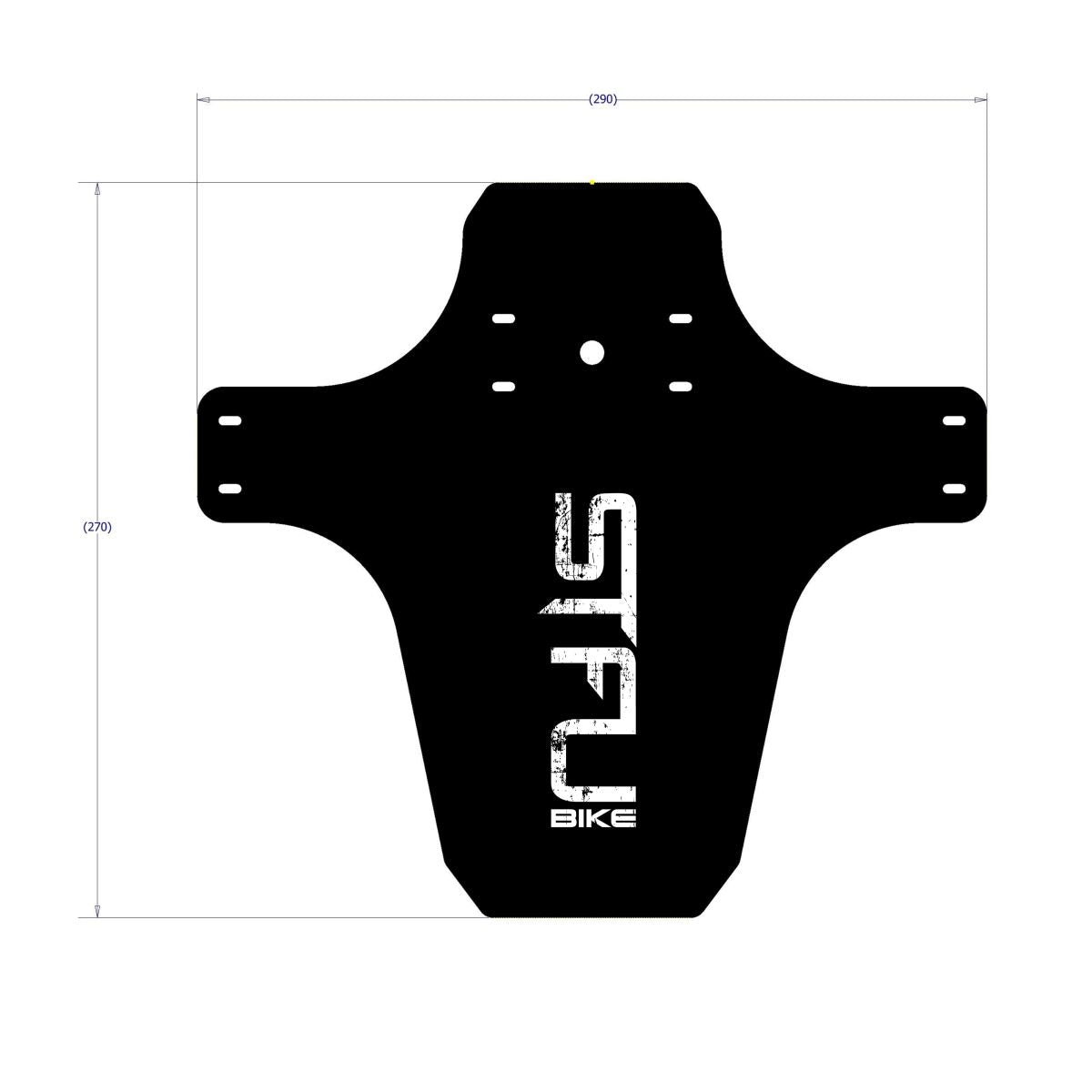 GUNK GUARD LOGO STRAIGHT BLACK/WHITE – RACKTRENDZ