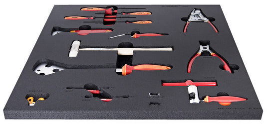 Unior Tools Set of tools in tray 3 for 2600B