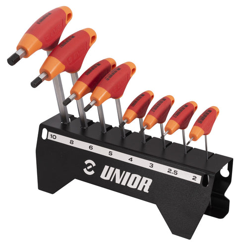 Unior Tools T-handle hex wrench set with holder