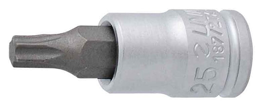 UNIOR SCREWDRIVER SOCKET WITH TX PROFILE 1/4