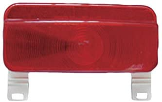 Fasteners Unlimited 003-81L - Compact Red Tail Light 12V with Plate Mount - RACKTRENDZ