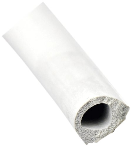 AP Products 018-204 White 1/2" x 3/8" 50' Rubber D-Seal with Tape - RACKTRENDZ