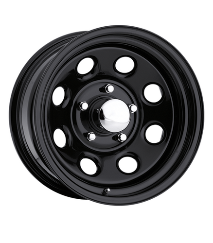 Ceco® (Série 42) • CD427812 • Sur chenilles • Noir • 16x8 5x114.3 ET-19 CB83.8