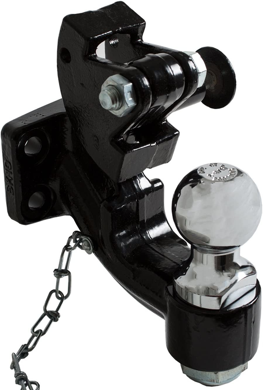 Buyers 10057 - 10 Ton Combination Hitch With Mounting Kit - 2-5/16 Inch Ball Black - RACKTRENDZ