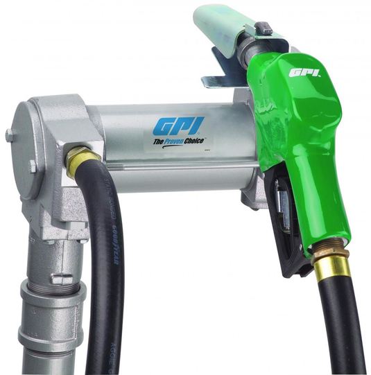 GPI Carbon Vane Fuel Transfer Pump, 25 gpm, 1" MNPT Inlet, 1" FNPT Outlet
