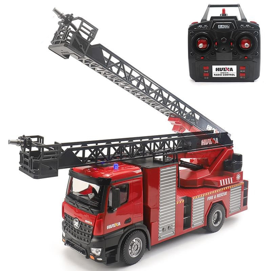 Huina 1561 - 1/14 Remote Control Simulation Fire Truck - RACKTRENDZ