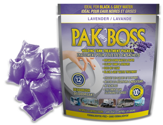 Pak Boss 1767 - Box of 12, Pak-Boss Lavender Packets (12 / bag) - RACKTRENDZ
