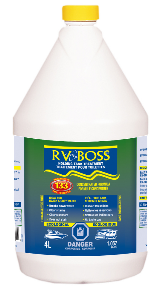 RV Boss 17714 - Box of 4, RV Boss Concentrated Formula (4L)