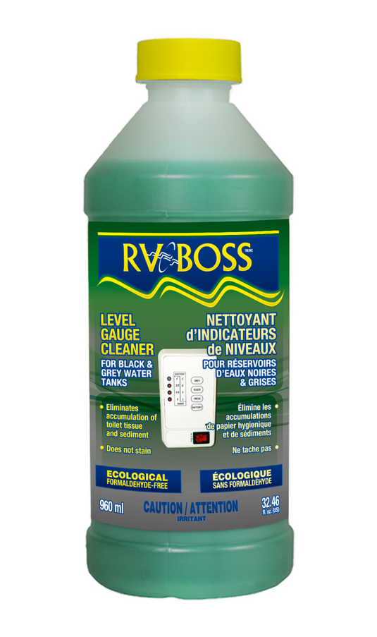 RV Boss 17792 - Box of 12, Level Gauge Cleaner (960 ml) - RACKTRENDZ
