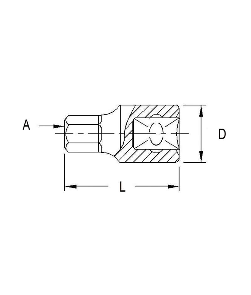 Chargez l&#39;image dans la visionneuse de la galerie, 1/4&quot;DR. 7MM MET. EMBOUT HEXAGONAL S
