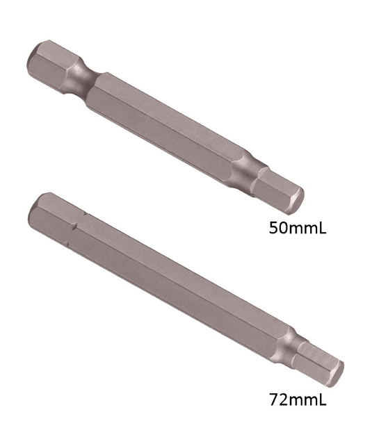 (5)SCREWDRIVER BIT 6MM X 2"
