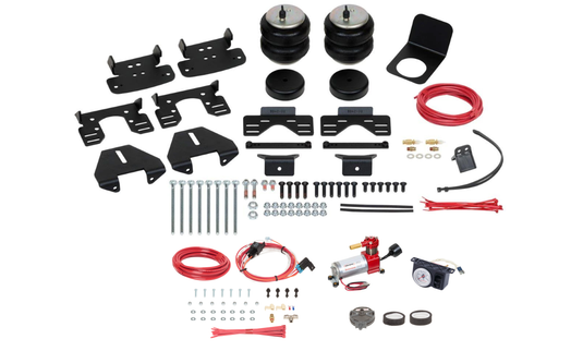 Firestone 2845 - Air Springs, Ride-Rite Analog All-In-One, Air Compressor, Gauge, Rear, Analog Controller Kit for Ford F250/F350/F450 4WD 17-23 - RACKTRENDZ