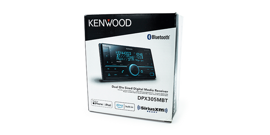 Kenwood DPX305MBT - 2-Din Sized Digital Media Receiver with Bluetooth 22W x4 - RACKTRENDZ