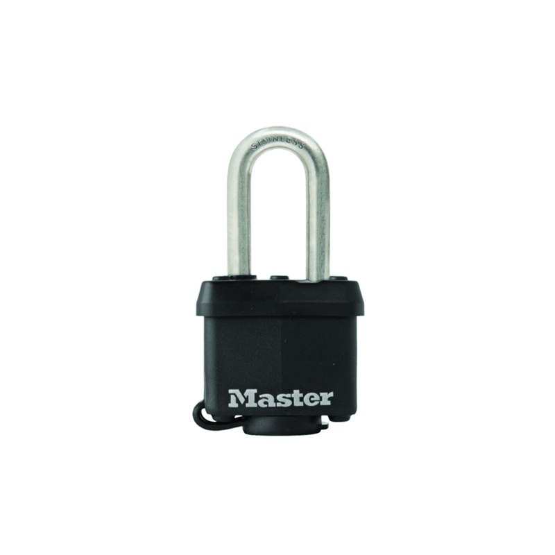 Load image into Gallery viewer, PADLOCK COVERED STAINLESS STEEL HANDLE 1 9/16&quot; x 1 1/2&quot; - RACKTRENDZ
