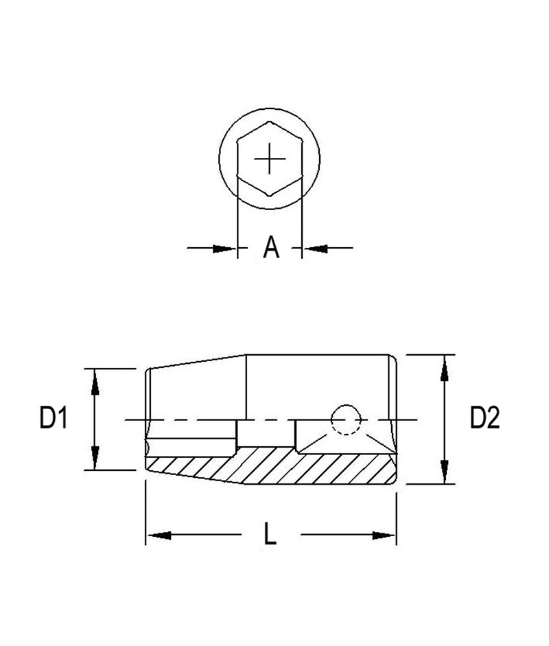 Load image into Gallery viewer, 3/8&quot;DR. 14MMX30L IMPACT SOCKET
