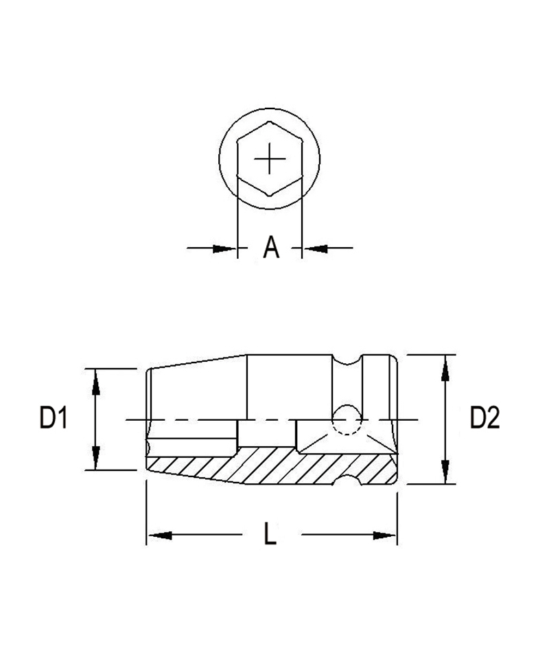 Load image into Gallery viewer, Genius Tools 343210 - 3/8" Drive. 10mm Impact Socket (CR-Mo)
