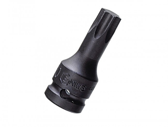 Genius Tools 3460S40 - Douille à embout à impact étoile T-40 à entraînement 3/8", 60 mm (CR-Mo)