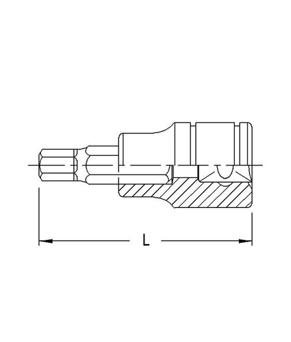 Genius 408+2135 - Embout à douille 1/2