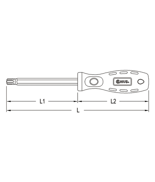 T6 STAR SCREWDRIVER 150MML