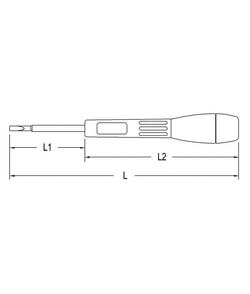 Chargez l&#39;image dans la visionneuse de la galerie, Genius 561530 - Tournevis plat Micro-Tech 0,5 x 3,0 mm
