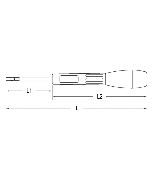 Genius 561530 - Tournevis plat Micro-Tech 0,5 x 3,0 mm