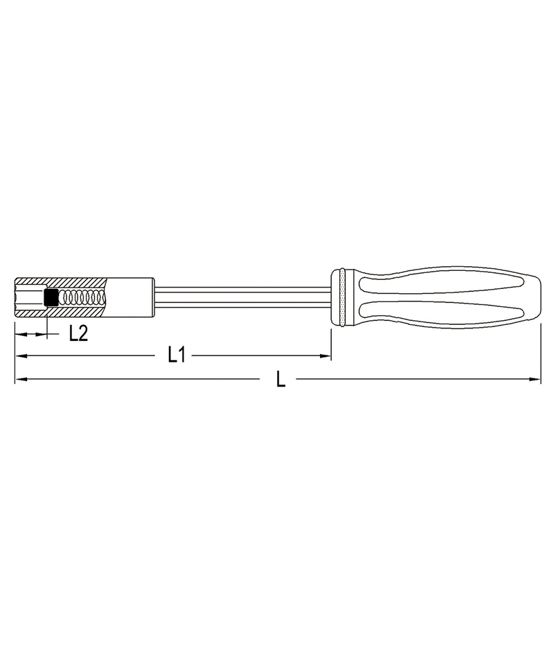Load image into Gallery viewer, 3/8" SAE LONG HEX NUT DRIVER W
