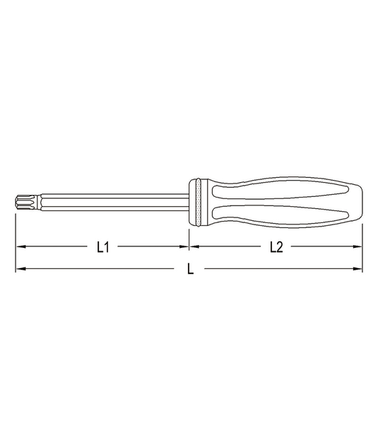 Tournevis étoile inviolable Genius 594+7827 T-27 215 mmL