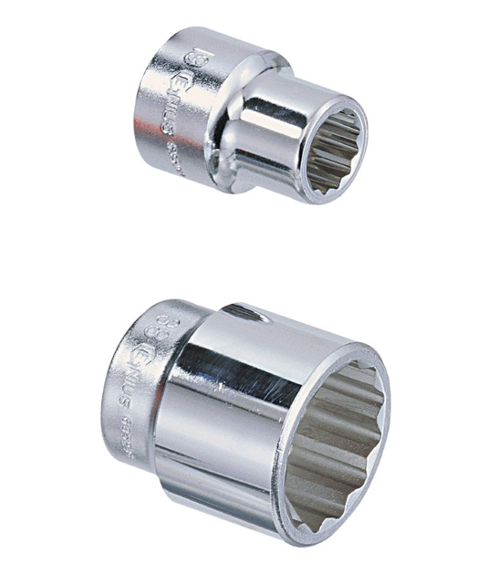 Genius 635238 - Hand Socket 38 mm 3/4" Drive 12 Pt