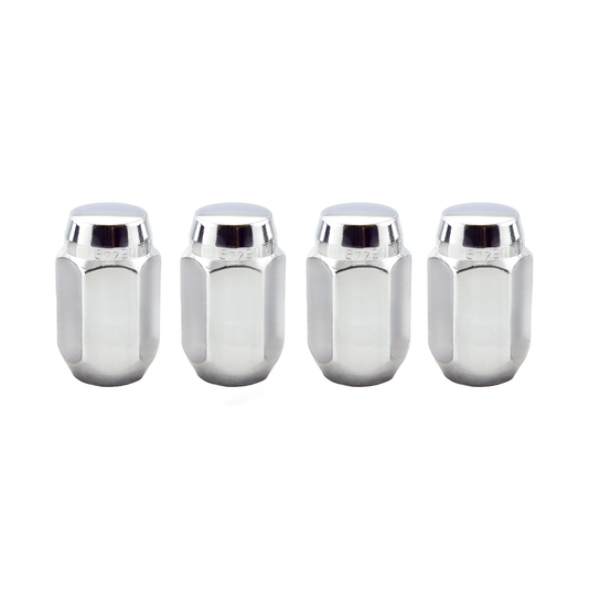 McGard 64002 - (4) Chrome Cone Seat Acorn Lug Nuts 12x1.5 38mm 13/16'' Hex - RACKTRENDZ