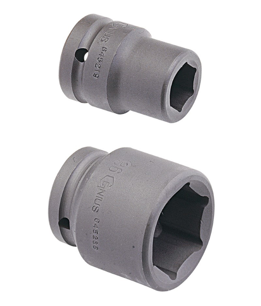 Genius 645260 - Douille à choc 60 mm Métrique Prise 3/4" 6 Pt
