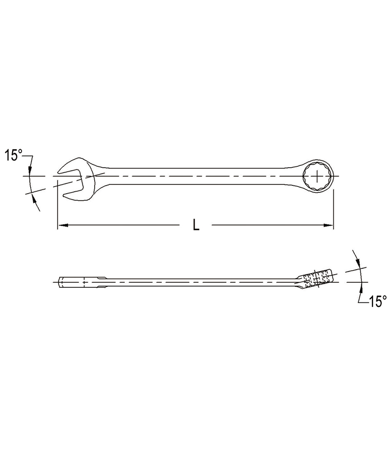 Load image into Gallery viewer, Genius Tools 737012 - 3/8" Combination Wrench (Matt Finish)
