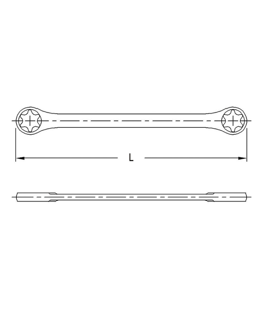 E-6 X E-8 E STAR WRENCH
