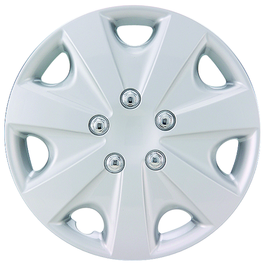 RTX 80-1087S - (4) ABS Wheel Covers - Silver 17