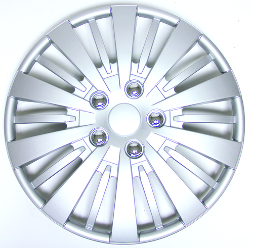 RTX 80-1464S  - (4) ABS Wheel Covers - Silver 14