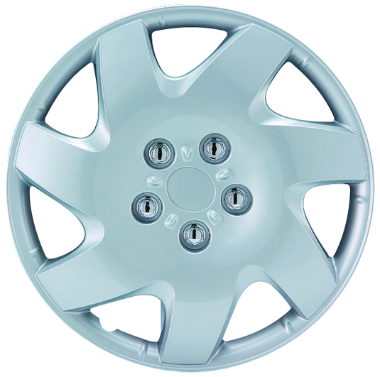 RTX 80-886S - (4) ABS Wheel Covers - Silver 16