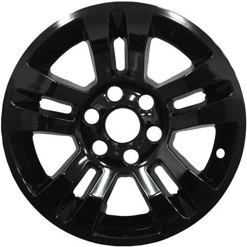 8950-GB - (4) 18'' Gloss Black ABS OEM Style Wheel Skins SILVERADO 1500 14-18 - RACKTRENDZ