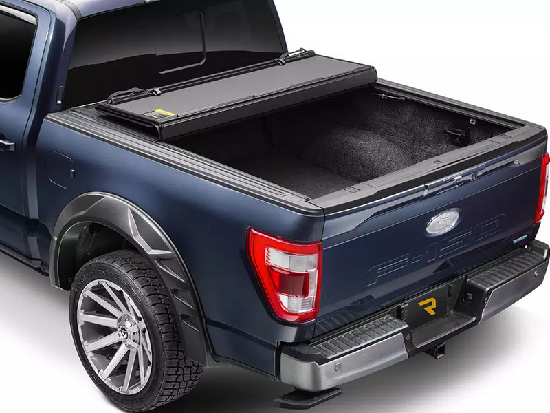 Load image into Gallery viewer, Extang® • 80702 • Endure ALX • Hard Tri-Fold Tonneau Cover • Ford F-150 21-24 / F-150 Lightning (5&#39;7&quot;) 22-24

